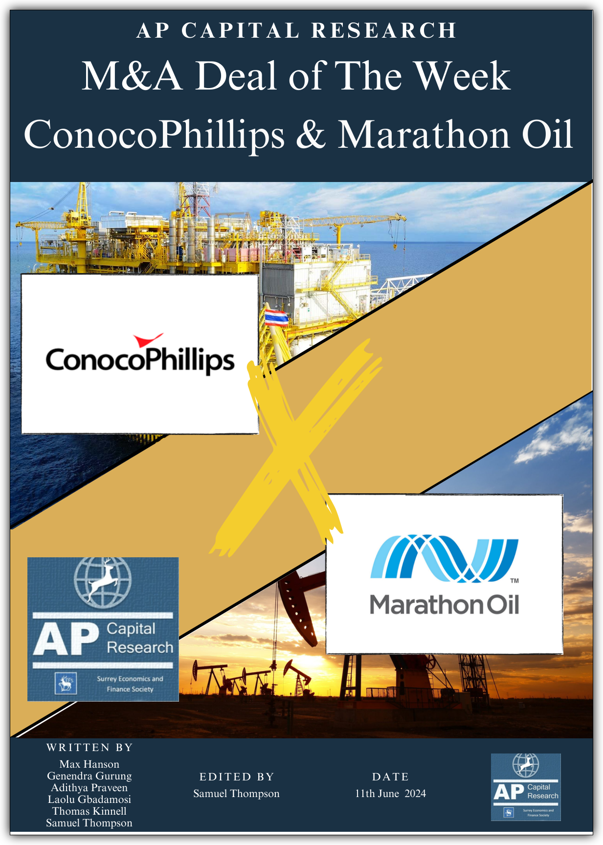 M&A Deal of the Week - ConocoPhillips X Marathon Oil